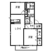 ラ・プラージュの間取り画像
