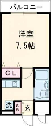 ベルトピア姫路Iの間取り画像