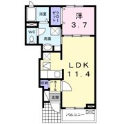 ソレアード つきみ野の間取り画像