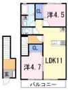 イストワールA棟の間取り画像