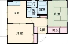 プラチナコート横尾Aの間取り画像