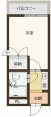 カレッジ北八代の間取り画像