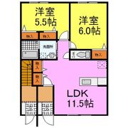 フォルテメゾンの間取り画像