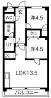 ハッピーコート青山の間取り画像