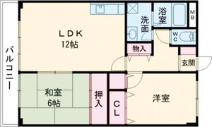 リディアヤマモト壱番館の間取り画像