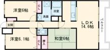 サングレイド加古川の間取り画像
