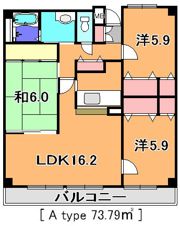 アイングレース八千代の間取り画像