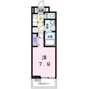 アンジュ座間の間取り画像