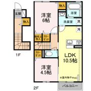 ルミエールKの間取り画像