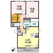 ソシア Tの間取り画像