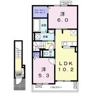 ルミエール 今山 Ⅲの間取り画像