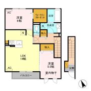 パセオ フロレスタ Bの間取り画像