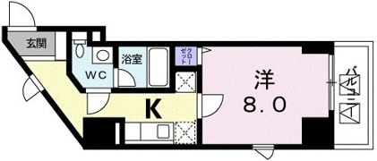 広尾ビューヒルズの間取り画像