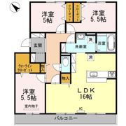 ファミーユスクエアー B棟の間取り画像