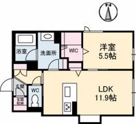 シャーメゾンベレオ西桜町の間取り画像