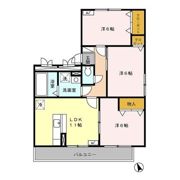 ハリークレスト Aの間取り画像