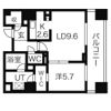 プライムメゾン南2条の間取り画像