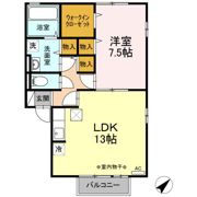 FLORAⅢの間取り画像
