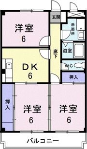 つきみ野サンモリッツの間取り画像