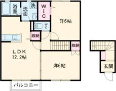 カーサドマーニの間取り画像