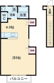 サンフローラ池田の間取り画像