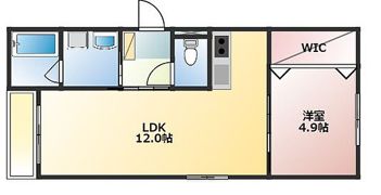 ギャラン東櫛原の間取り画像