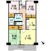 グローリーヒルズⅡの間取り画像
