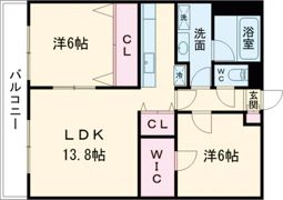 スカルRYUの間取り画像