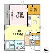 シャルモント A棟の間取り画像