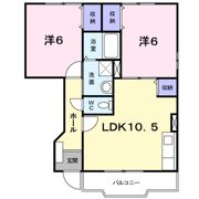 セピア緑が丘Aの間取り画像