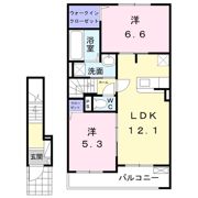 クレールヴィラの間取り画像