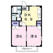 メゾンドボナールの間取り画像