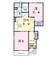 かえで弐番館の間取り画像