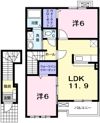 プリムローズ・K Ⅱの間取り画像