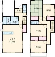 千代田町戸建の間取り画像