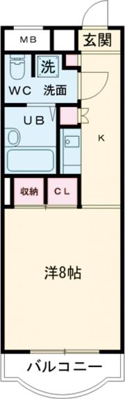 クレアシオン緑が丘の間取り画像