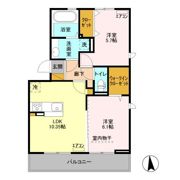 オーフィングⅡの間取り画像