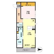 ディアコート鹿放ヶ丘の間取り画像