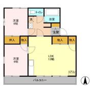 大崎台グリーンタウン6ABの間取り画像