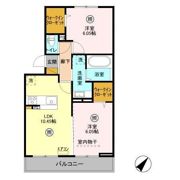 ハピネス Aの間取り画像