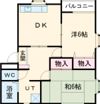 レイクパルⅡの間取り画像