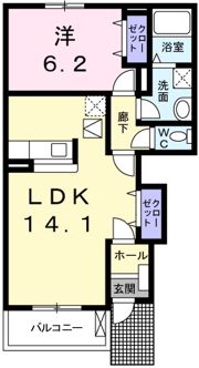 トリノ フルートAの間取り画像