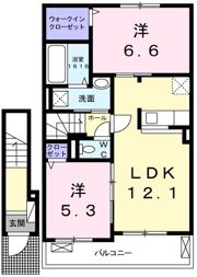 サンマリノⅠの間取り画像