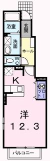 マーカスAの間取り画像