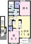 ラ・ポールⅡの間取り画像