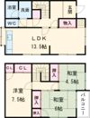 メゾネット松東の間取り画像