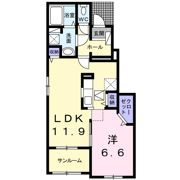 グレイスフルⅠ番館の間取り画像