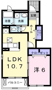 シャン・ド・フルールの間取り画像