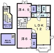 ブリーズハウスBの間取り画像