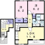 サニーパレスBの間取り画像